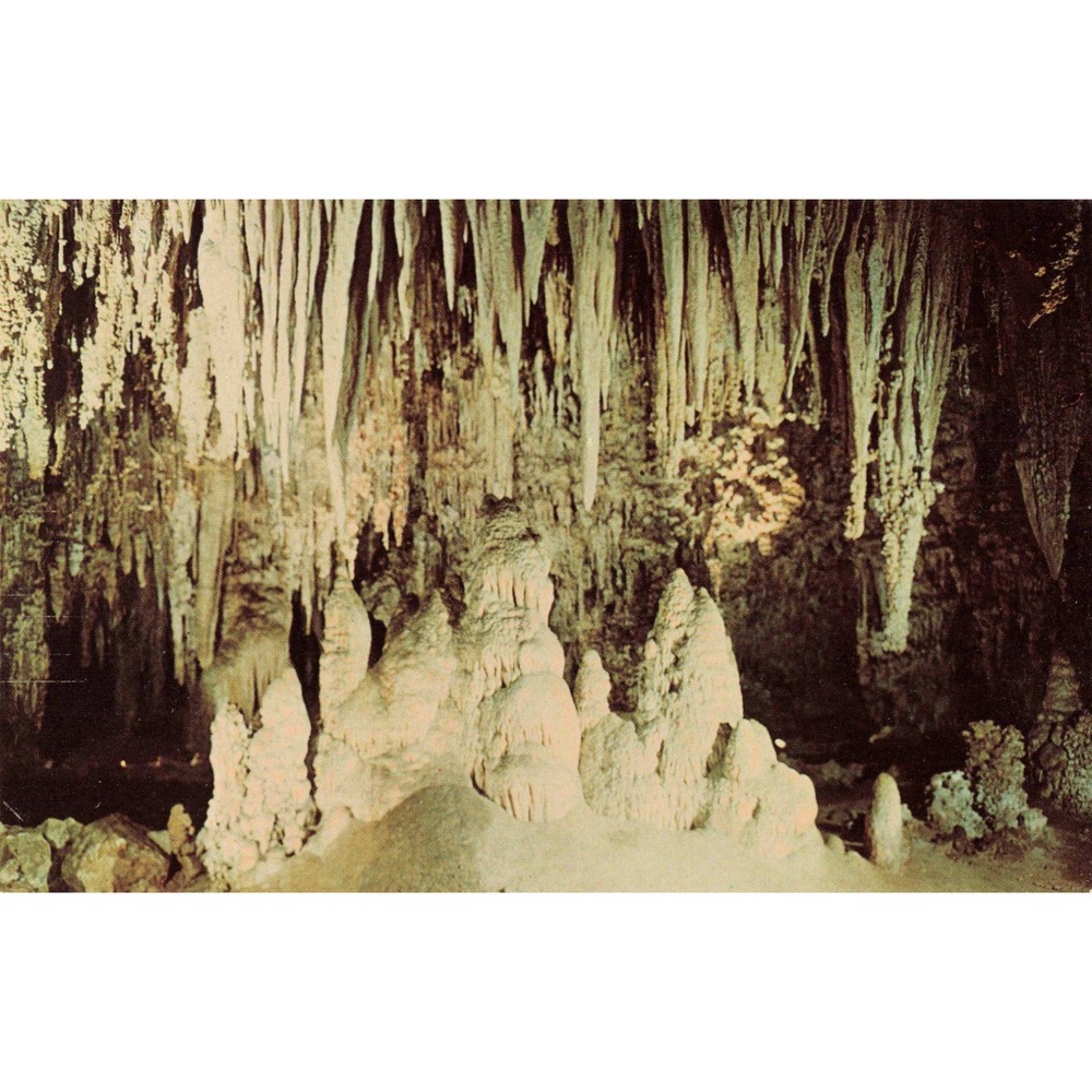 Vintage Carlsbad Caverns National Park New Mexico Kings Palace Postcard - Picture 1 of 2